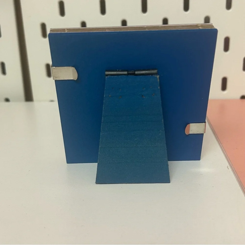 Blue Bear Morning Glory Y2K Vintage Small Picture Frame Korea New
